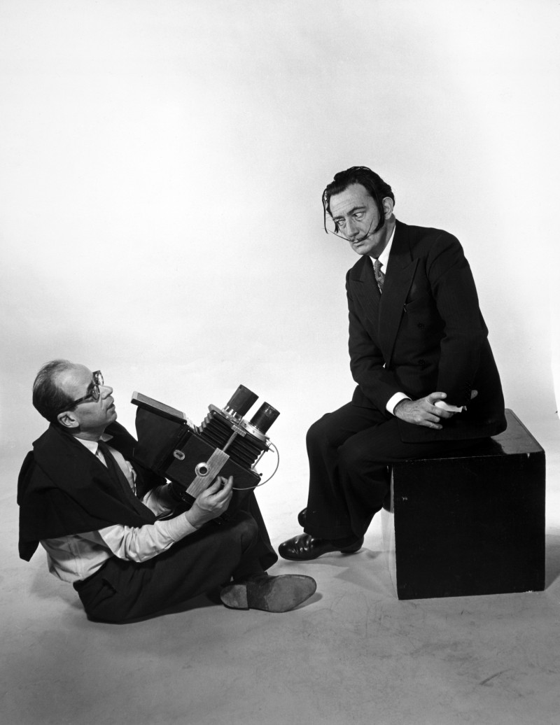 《インタビュー》The Interview, 1954 ＜左＞フィリップ・ハルスマン　＜右＞サルバドール・ダリ