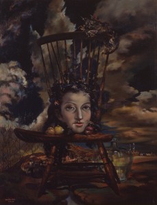 古沢岩美《女幻》1947年 油彩・キャンバス 板橋区立美術館蔵
