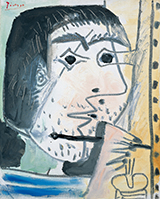 パブロ・ピカソ《画家》1964年