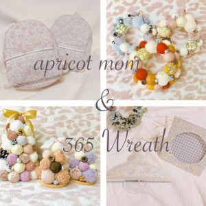 apricot mom & 365 Wreath（こども服、ニットリースなど）