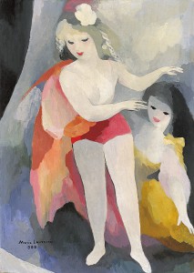 マリー・ローランサン《ダンサー》1928年 油彩／カンヴァス
