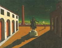 ジョルジョ・デ・キリコ《イタリア広場》1914年