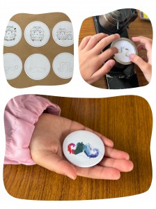 自分だけの「ひげ缶バッジ」完成！