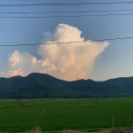 田園に臨むでっかな入道雲＠猪苗代町