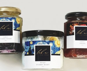 【F10】lab.n 郡山：ゴッホやミュシャ他、 絵画モチーフのスイーツ