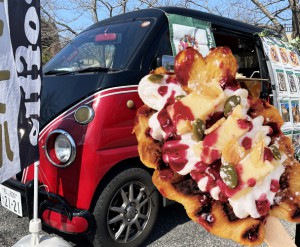 【F6】プチ ボヌール：韓国スイーツの クロッフル