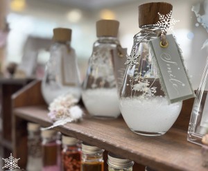 【H13】tiédeur：アートストームグラスを ひとつひとつ丁寧に