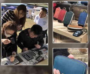 【H4★】8008 -hassenya-：レザークラフト、 レザータグに刻印体験WS