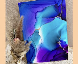 【H8★】art  atelier charme：ご自宅ですぐ飾れる アルコールインクアートWS