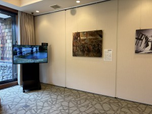 縮小版の複製画「テトゥアンの大会戦」も間近でお楽しみください
